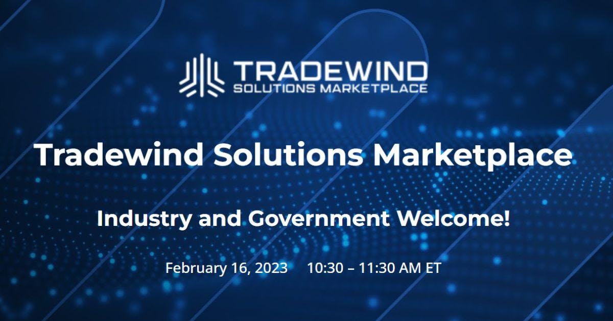Tradewind Solutions Marketplace Webinar